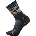 Hike Light Cushion Mountain Moose Crew Socks