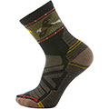Hike Light Cushion Soaring Print Mid Crew Socks