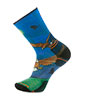 Hike Targeted Cushion Eagle Print Crew Socks