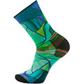 Hike Targeted Cushion Mirror Mountain Print Crew Socks