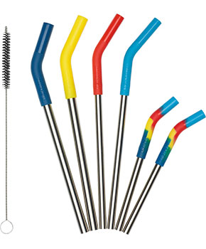 Klean Kanteen Stohhalm Set Mix 6-teilig