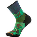 Trail Run Targeted Cushion Neature Print Crew Socks