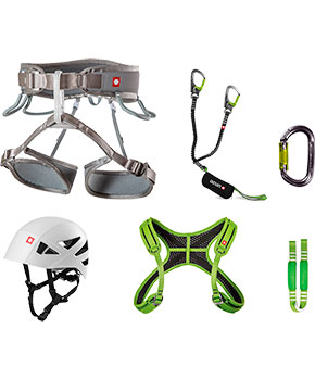 Ocun Via Ferrata Twist + Chest Shard Set