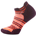 Women's Run Targeted Cushion Stripe Low Ankle Socks