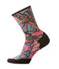 Women's Trail Run Targeted Cushion Triangle Prism Print Crew Socks